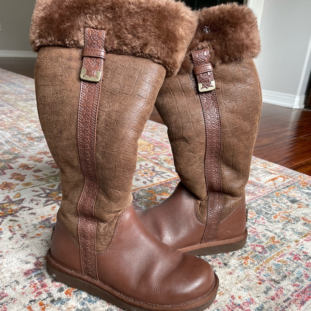 Ugg, high, fur lined boots